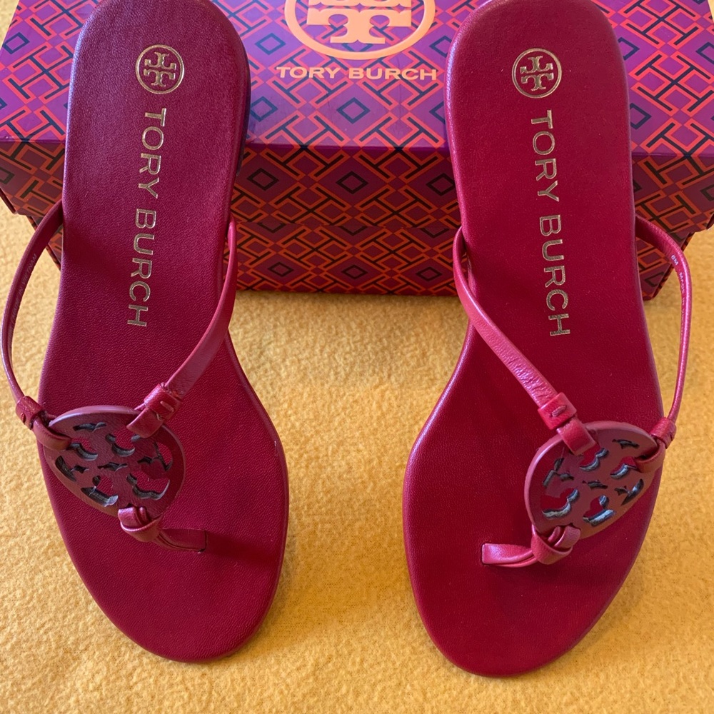 Tory Burch Miller Knotted Sandal Women's Shoes Tory Red/Tory Red : 6 M
